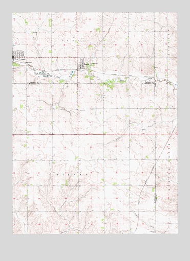 Conrad East, IA USGS Topographic Map