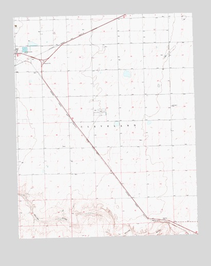 Conrad NW, OK USGS Topographic Map