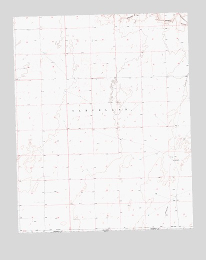 Conrad SW, OK USGS Topographic Map