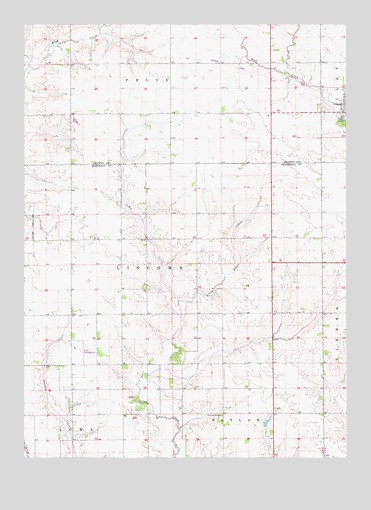 Conrad West, IA USGS Topographic Map