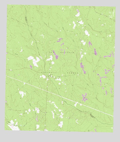 Conroe NE, TX USGS Topographic Map