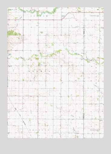 Ackley NE, IA USGS Topographic Map