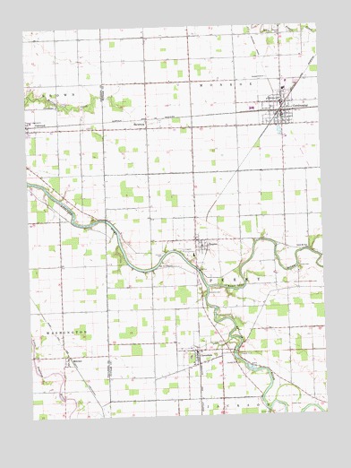 Continental, OH USGS Topographic Map