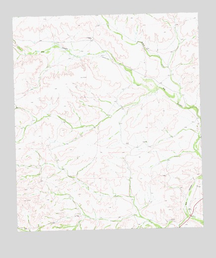 Continental Ranch, TX USGS Topographic Map