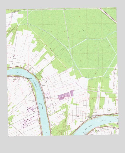 Convent, LA USGS Topographic Map