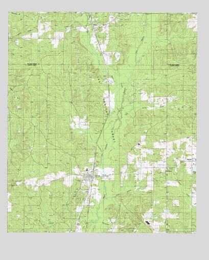 Converse, LA USGS Topographic Map