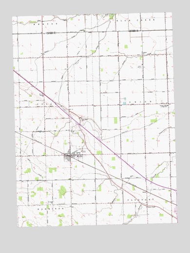 Convoy, OH USGS Topographic Map