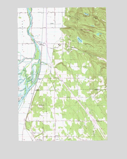 Conway, WA USGS Topographic Map