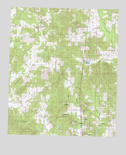 Conway, MS USGS Topographic Map
