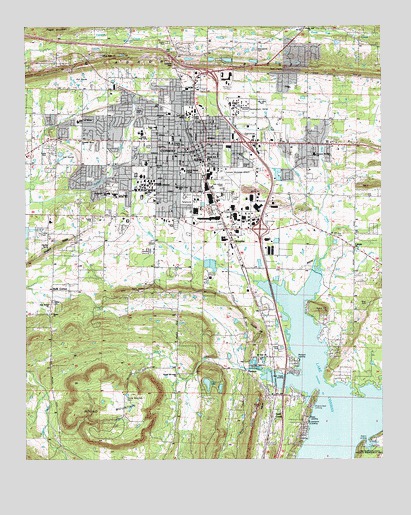 Conway, AR USGS Topographic Map