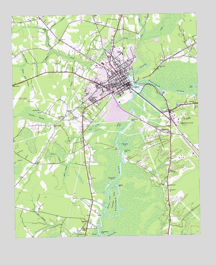 Conway, SC USGS Topographic Map