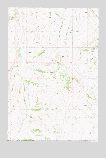 Conway Ridge, MT USGS Topographic Map