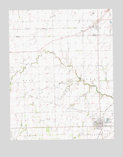 Conway Springs, KS USGS Topographic Map