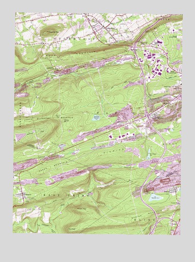 Conyngham, PA USGS Topographic Map
