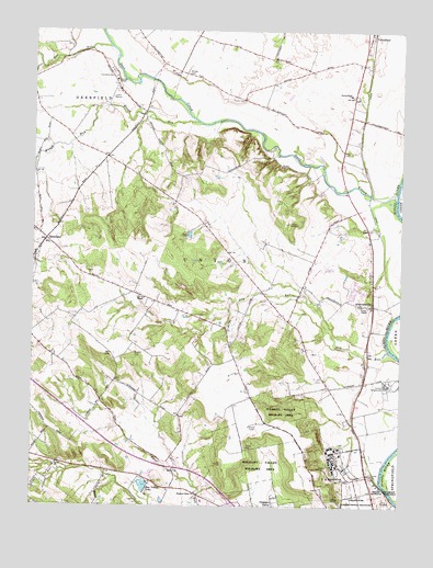 Andersonville, OH USGS Topographic Map