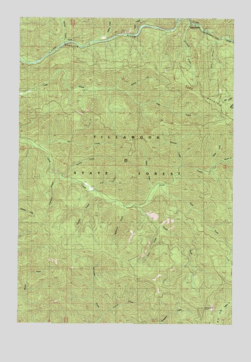 Cook Creek, OR USGS Topographic Map