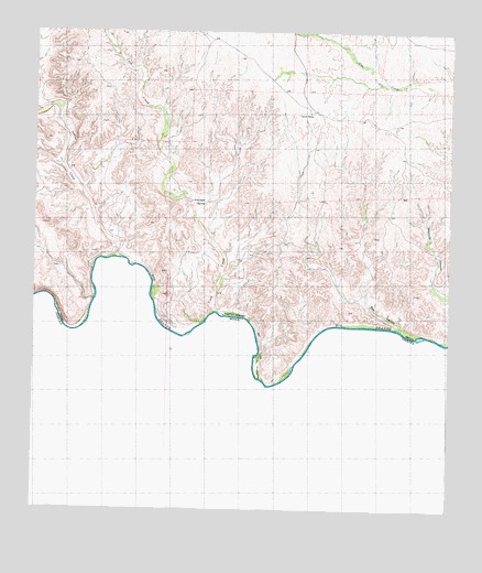 Cook Creek South, TX USGS Topographic Map
