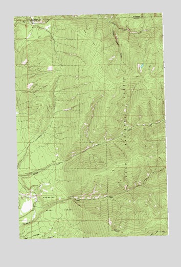 Cook Mountain, MT USGS Topographic Map