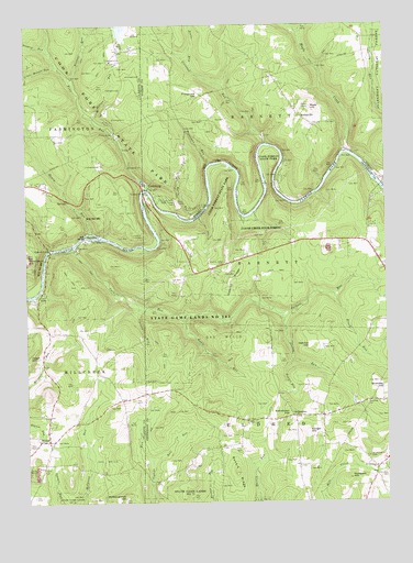 Cooksburg, PA USGS Topographic Map