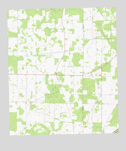 Cooktown, GA USGS Topographic Map
