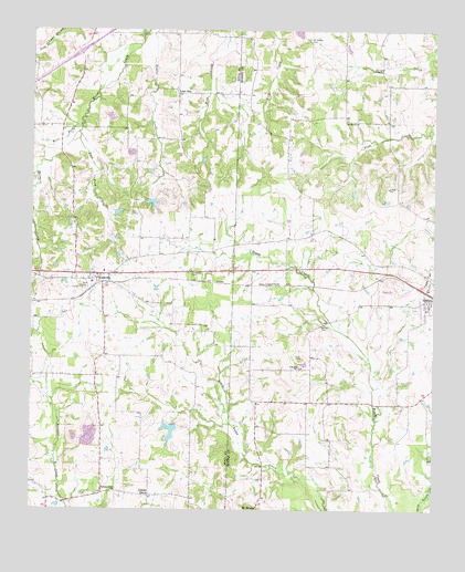 Cookville, TX USGS Topographic Map
