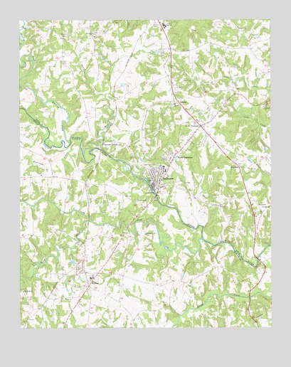 Cooleemee, NC USGS Topographic Map
