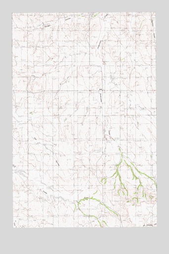 Andes, MT USGS Topographic Map