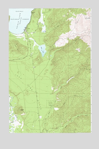 Coolin, ID USGS Topographic Map
