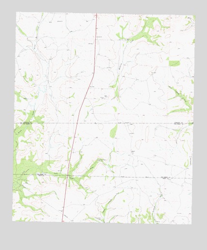 Coon Dive Draw, TX USGS Topographic Map