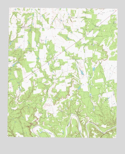 Coon Hollow, TX USGS Topographic Map