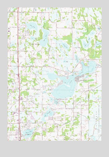 Coon Lake Beach, MN USGS Topographic Map
