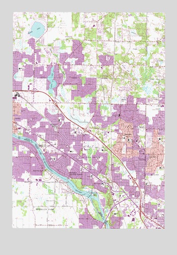 Coon Rapids, MN USGS Topographic Map