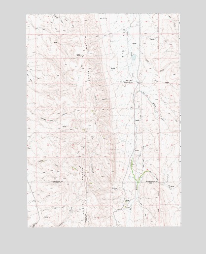 Coonrod Gulch, ID USGS Topographic Map