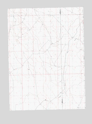 Coonskin Butte NE, ID USGS Topographic Map