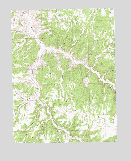 Cooper Canyon, UT USGS Topographic Map