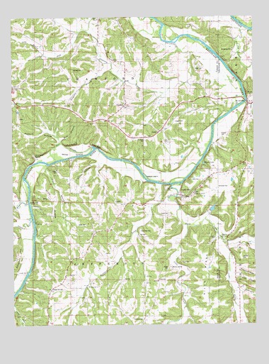 Cooper Hill, MO USGS Topographic Map