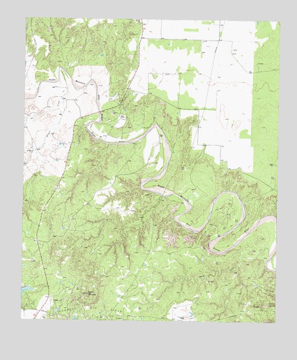 Cooper Mountain, TX USGS Topographic Map