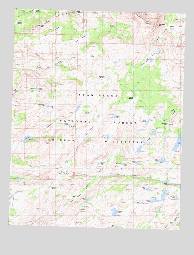 Cooper Peak, CA USGS Topographic Map