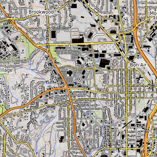 OpenTopoMap map of Dixie Classics Fairgrounds, NC