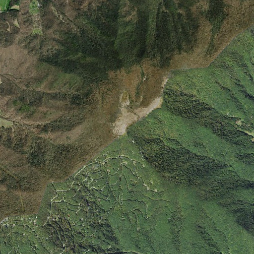 Aerial imagery of Big Bald, NC