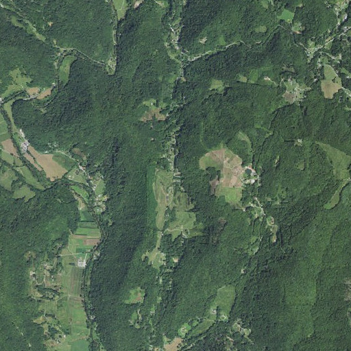 Aerial imagery of Lick Log Gap, NC