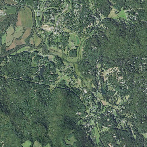 Aerial imagery of Piney Branch, NC