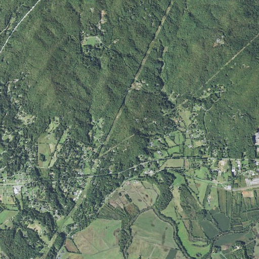 Aerial imagery of Enon Mountain, NC