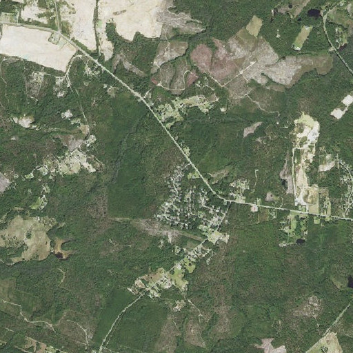 Aerial imagery of Round Top, NC