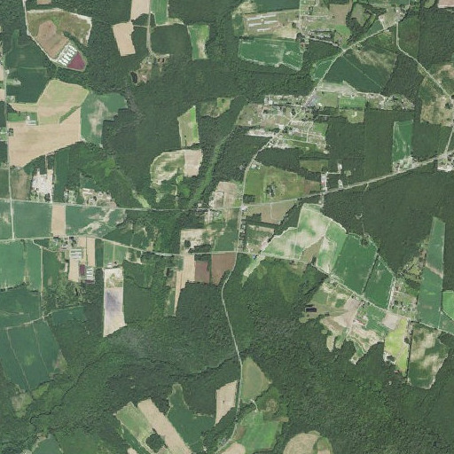 Aerial imagery of Green Branch, NC