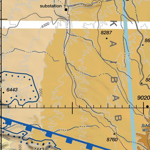 FAA VFR chart of Riggs Spring, AZ