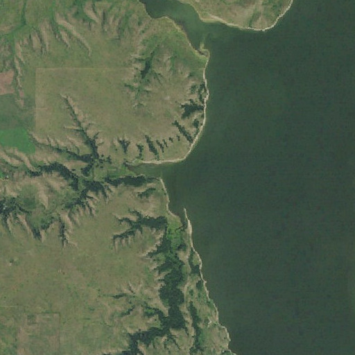 Aerial imagery of Fool Bear Creek, ND