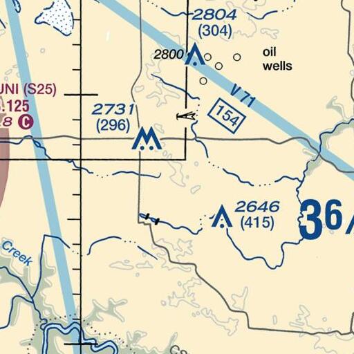 FAA VFR chart of Kummer Ridge, ND