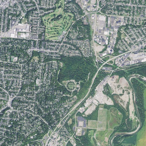 Aerial imagery of Ault Park, OH