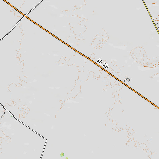 OpenTopoMap map of Bales Ditch, OH